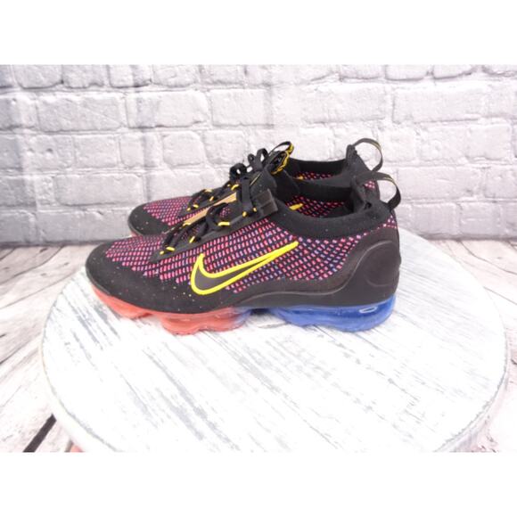 NIke Air Vapormax 2021 Flynit  Black Multi Men 10 New No Box main image 7